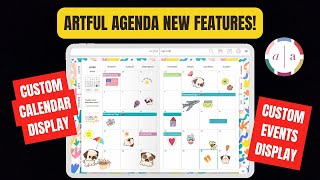 Artful Agendas New Custom Calendar Display Settings No More Calendar Clutter [upl. by Elatia]