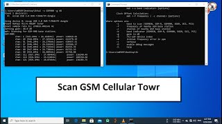 GSM Base Stations Scan [upl. by Kyl]