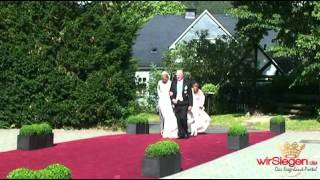 Hochzeit Prinzessin Nathalie und Alexander Johannsmann vorm Traualtar [upl. by Ody]