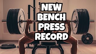 ALL TIME HEAVIEST Bench Press NEW RECORD powerlifting strength bench chest benchpress [upl. by Rustice]