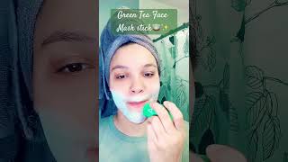 Green Tea Face Mask Stick🍵✨ shorts facemask skincareroutine glowupskin [upl. by Ahab]