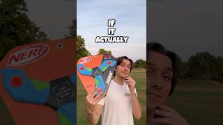 Throwing The Jankiest Nerf Boomerang Ever 🪃😵‍💫 boomerang funny nerf boomerangs [upl. by Indira]