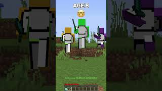 How To Escape Traps at Every Age in Minecraft shorts meme memes [upl. by Tenney666]