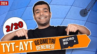 Mikro Deneme 2  TYT AYT Geometri Deneme Çözümü  2024 Güncel [upl. by Arihas993]