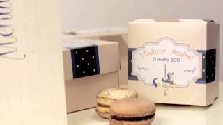 MARTURII PENTRU BOTEZ CARUSEL MACARONS  WWWCSTORERO [upl. by Fridlund]