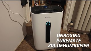 Unboxing Puremate 20L DEHUMIDIFIER [upl. by Elleirb]