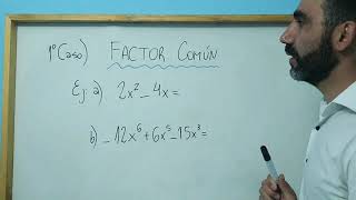 FACTOR COMÚN 1er Caso de Factoreo [upl. by Eema]