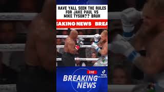 Mike Tyson vs Jake Paul RULES [upl. by Nehtan641]