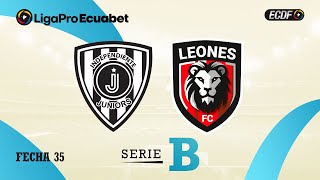 PARTIDO COMPLETO INDEPENDIENTE JRS VS LEONES FC  LIGAPRO ECUABET 2024 [upl. by Linnell]