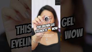 Brown Gel Eyeliner  Swiss Beauty 3 In 1 Eyeliner Eyebrow Filler and Kajal  shorts geleyeliner [upl. by Enomrej59]