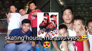 skating vlog😍 skating house tira ramilo gardi hamii daju Vai 😍❤️🥰 [upl. by Nabalas364]