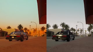 GTA San Andreas The Definitive Edition Mobile VS ConsolePC  Side By Side Comparison [upl. by Gustave]