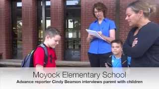 First day of school Moyock Elementary Aug 24 [upl. by Etnomal]