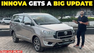 Nayi Innova Launched with More Features🔥  Walkaround with On Road Price  Innova Crysta GX Plus [upl. by Ramyar260]