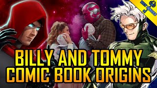 Wiccan and Speed Comic Book Origins  Tommy and Billy Maximoff  WandaVision [upl. by Deb]