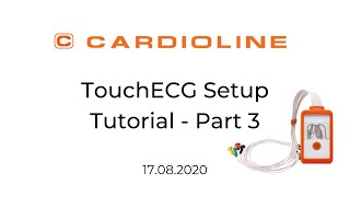 Cardioline TouchECG Demonstration Part 3 [upl. by Cornelia]