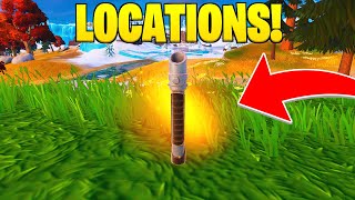 How To Get LIGHTSABERS in Fortnite Locations Star Wars Mythic [upl. by Magel]