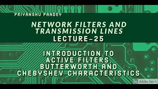 Lecture 25 NFTL Active Filters [upl. by Nilrak422]