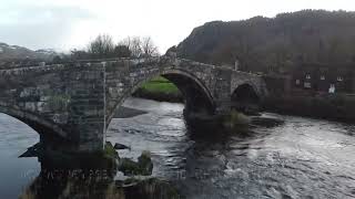 Llanrwst a busy market town in the Conwy Valley [upl. by Atilamrac]