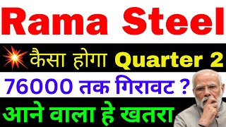 Target 10  Rama Steel Share Latest News  Rama Steel Tubes ltd Latest News  Rama Steel Share News [upl. by Cahra]