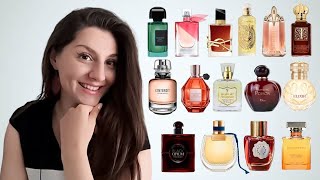 UNFILTERED OPINION on 15 perfumes  Chloe YSL BDK Givenchy Dior Lancome [upl. by Gilson]