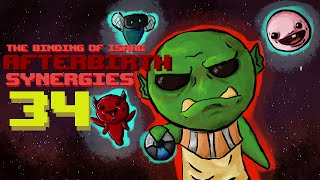 The Binding Of Isaac Afterbirth Synergies Episode 34  Tribe [upl. by Iniretake]