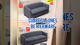 Cubre sillones BETTERWARE 2 y 3 plazas [upl. by Nehpets]