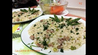 RISOTTO ASPARAGI E SALSICCIA [upl. by Iaka]