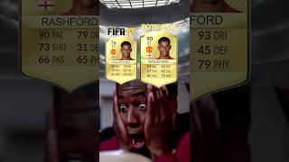 FIFA 17 POTENTIAL VS NOW 😨  rashford mbappe fifa fc25 football arsenal shorts [upl. by Defant668]