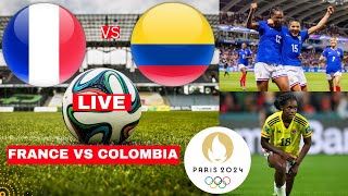 France vs Colombia Women 32 Live Stream Olympics 2024 Football Match Today Score Highlights Direct [upl. by Wsan668]