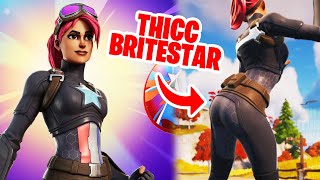 Fortnite THICC Skin Showcase  BRITESTAR [upl. by Whitten]