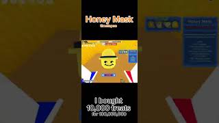 Getting honey mask roblox beeswarmsimulator fyp timelapse [upl. by Quent]