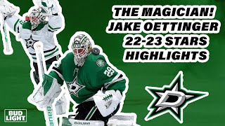 Jake Oettinger Regular Season 202223 Dallas Stars Highlights [upl. by Yssirk341]