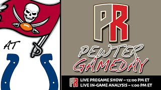 Pewter GameDay Buccaneers vs Colts  LIVE Reactions [upl. by Aicirtak708]