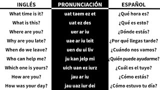 Preguntas WH en inglés preguntas comunes en inglés [upl. by Hach440]