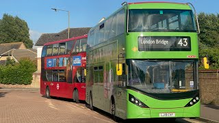 Shabby FRV  TFL Bus Route 43 Friern Barnet  London Bridge  Enviro 400 EV City  Metroline [upl. by Edbert]