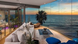 Paul McCleanDesigned Floating Glass House in Laguna Beach California [upl. by Aikel955]