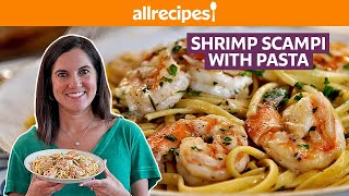 How to Cook Shrimp Scampi with Pasta  Get Cookin  Allrecipes [upl. by Strohl]