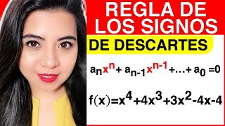 REGLA DE LOS SIGNOS DE DESCARTES  Ejercicio 1 PARTE 12 [upl. by Eetnahs]