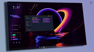 This is the Most Vibrant and Futuristic Theme for Windows 11 [upl. by Ennovart]