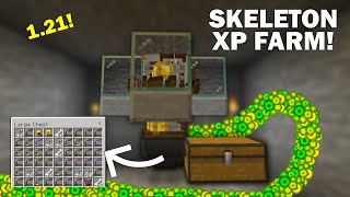 Skeleton Spawner XP Farm Minecraft 121  1 to 20 Levels in 30 minutes [upl. by Bronwen]