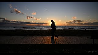 Sunset at Rotary Cove Beach in Goderich [upl. by Yllut853]