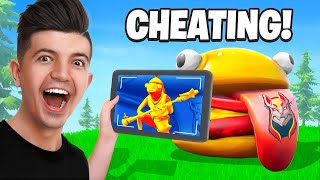 I CHEATED in FORTNITE Hide amp Seek for 100000 VBUCKS [upl. by Jocko]