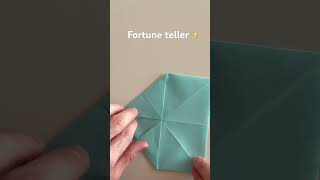 Origami Fortune Teller Magic 🔮  easy paper Fortune teller [upl. by Anawt231]