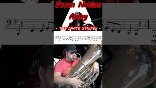 Seven Nation Army The White Stripes  Tuba Cover brass bass tuba [upl. by Siver]