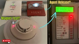 Agent Release Detector Fire Alarm System Test 2 [upl. by Ailegave924]