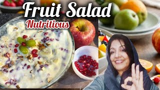 Easy amp CreamFree Velvety Fruit Salad Dessert Recipe [upl. by Inittirb156]