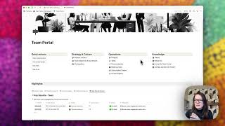 Notion Team Workspace 01 Using the Team Portal  First part  by ManagerHacks [upl. by Decato]