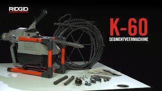 RIDGID Segmentveermachine K60 [upl. by Nafis]