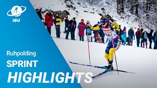 World Cup 2324 Ruhpolding Women Sprint Highlights [upl. by Burkle]